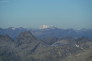Oberaarjochhütte SAC (3256müM); Piz Morteratsch, Piz Bernina, Piz Roseg