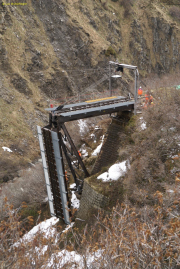 Montage der Steffenbachbrücke 2010