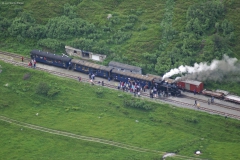Zug mit HG 3/4 Nr. 4 in Tiefenbach
