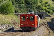 Jubiläum "30 Jahre Wiedereröffnung Strecke Realp-Tiefenbach".  Tmh 985 in Realp