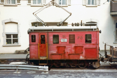 HGe 2/2 21 In Göschenen. 1983