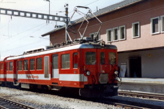 BDeh 2/4 44 in Oberwald. 1983