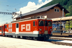 Deh 4/4 II 92 in Oberwald. 1987