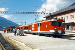 Deh 4/4 I 52 in Oberwald. 1987