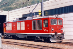 HGm 4/4 61 in Andermatt. 1988