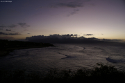 Hoʻokipa bei Pa'ia, Kahului-Bucht mt den West Maui Mountains, Maui, Hawai'i