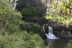 Pools in 'Ohe'o Gulch bei Kipahulu, Haleakala National Park, Maui, Hawaii