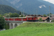 Sonderfahrt des Vereins MGBahn-Historic ans Dampfbahnfest in Gletsch (DFB) mit HGe 4/4 I 36 und DFB-Mitteleinstiegswagen