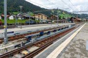 Montreux-Berner Oberland-Bahn MOB, Golden Pass-Express, Umspuranlage in Zweisimmen