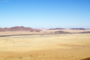 Rivier in Ausläufern der Namib-Wüste. Gästefarm Ababis.