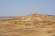 Magnetithaltige Sanddüne in der Namib-Wüste bei Swakopmund