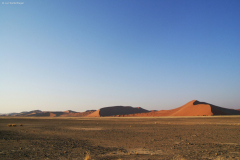 Sanddünen in der Namib bei Sossusvlei
