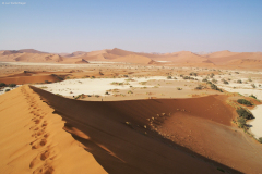 Dünenlandschaft in der Namib. Sossusvlei