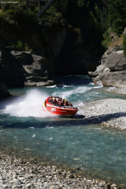 Shotover Jet im Canyon bei Queenstown