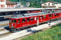 ABe 4/4 44 und ABe 51 in Pontresina. 1990