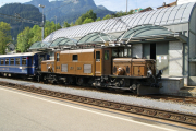 Ge 6/6 I 415 in Thusis mit dem Alpine Classic Pullman