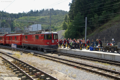 Ge 4/4 II 614 in Reichenau-Tamins