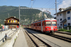 S-Bahnpendelzug mit Be 4/4 513 am Schluss in Bonaduz