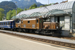 Ge 6/6 I 415 in Thusis mit dem Alpine Classic Pullman
