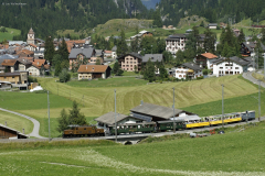Ge 6/6 I 415 mit Extrazug in Bergün