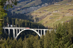 100 Jahre Chur - Arosa! Ge 4/4 II 625 mit dem "Alpine Classic Pullmann Express" auf dem Langwieser-Viadukt