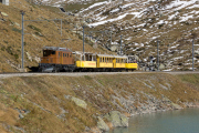 Bahnoldtimer - 20 Jahre Club 1889: "Bellavista-Express" mit Ge 4/4 182 in der Bügliet-Bucht des Lago Bianco