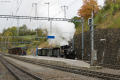 Bahnoldtimer - 20 Jahre Club 1889: "Holsboer Memorial Express" mit G 3/4 11 verlässt Filisur