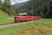 Ge 4/4 I 605 mit Sonderzug (FairFotoFahrt); Davos Frauenkirch