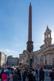 Rom, Piazza Navona, Fontana dei Quattro Fiumi
