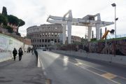 Rom, Colosseo, Metrobaustelle