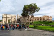 Rom, Arco di Costantino, Colosseo