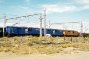 Transnet Freight Rail, ehemals Spoornet, in der Karoo, bei Prince Albert