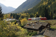 Mont Blanc-Express. SNCF. Les Tines