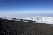 Südliches Eisfeld. Uhuru Peak (Kibo-Gipfel)
