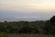 Ngorongoro, Lake Makadi bei Sonnenuntergang