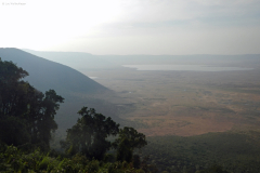 Ngorongoro. Lake Makadi. Südl. Kraterrand