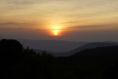 Sonnenuntergang über Ngorongoro