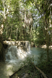 Erawan Wasserfälle, Erawan Natinalpark. Bei Kanchanaburi