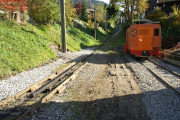 Tramway du Mont-Blanc TMB. Saint-Gervais-les-Bains
