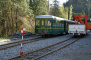 Tramway du Mont-Blanc TMB. Le Fayet