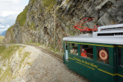 Tramway du Mont-Blanc TMB. Nid d’Aigle