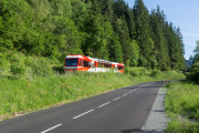 Mont Blanc-Express. Transports de Martigny et Régions TMR, Martigny - Châtelard (MC). Barberine (F)