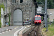 Mont Blanc-Express. Transports de Martigny et Régions TMR, Martigny - Châtelard (MC). Le Châtelard