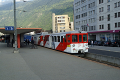 Mont Blanc-Express. Transports de Martigny et Régions TMR, Martigny - Châtelard (MC). Martigny