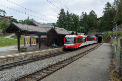 Mont Blanc-Express. Transports de Martigny et Régions TMR, Martigny - Châtelard (MC). Les Marécottes