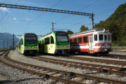 Transports Publics du Chablais TPC - Aigle-Ollon-Monthey-Champéry (AOMC) - Umstellung auf Abt-Zahnstange und 1.5kV=