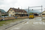 Transports publics fribourgeois SA tpf - Alter Bahnhof Châtel-Saint-Denis vor Umbau
