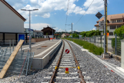 Transports publics fribourgeois SA tpf; Broc, Umbau auf Normalspur