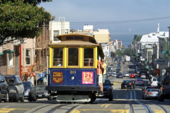 Cable Car der Powell-Hyde-Linie, San Francisco, CA
